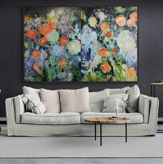 FLORAL ROAD - DIPTYCH