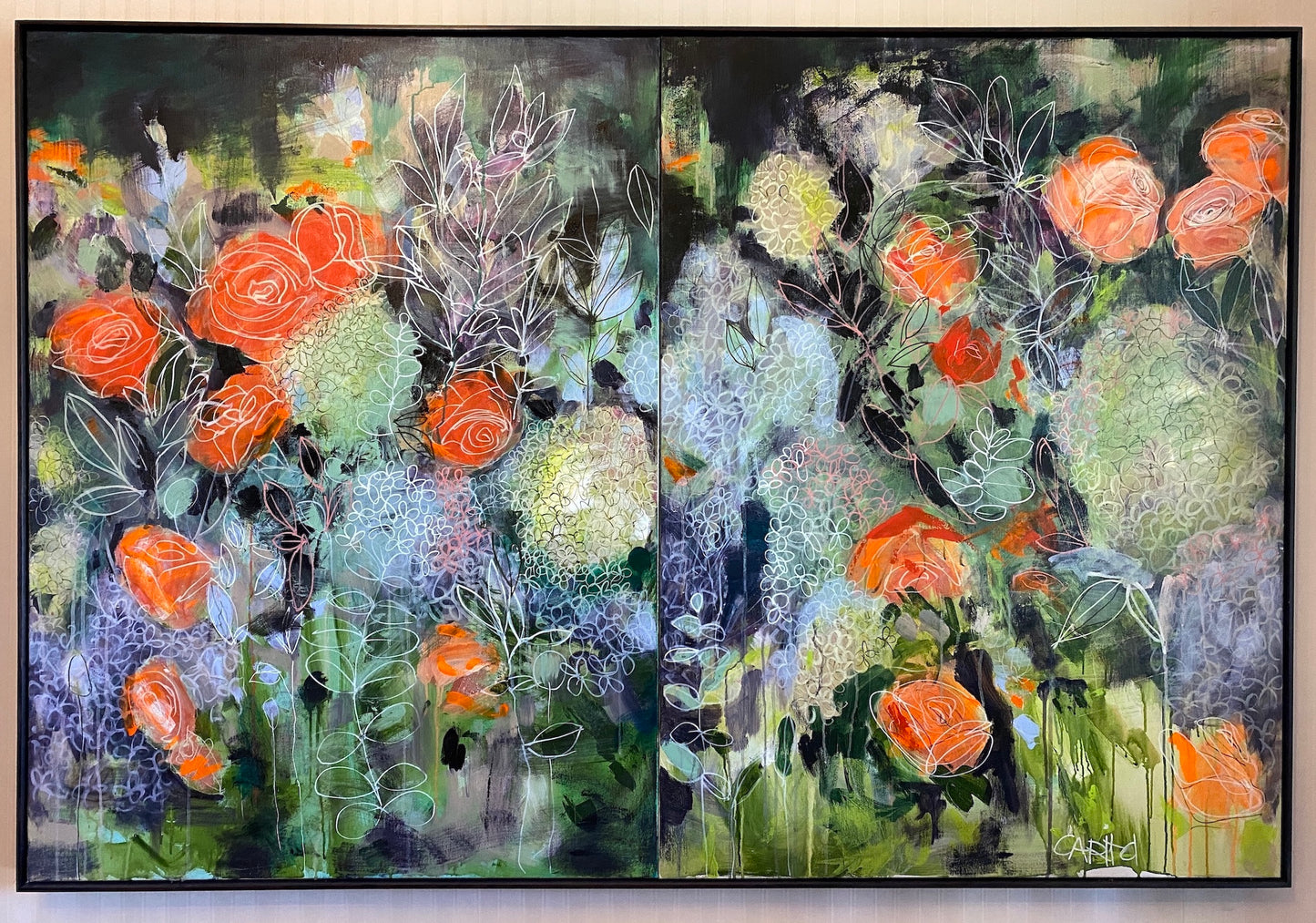 FLORAL ROAD - DIPTYCH